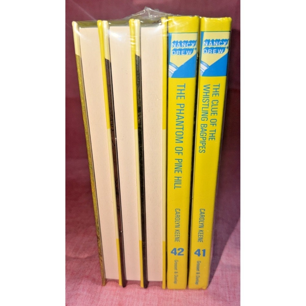 NEW SEALED Vintage Nancy Drew Books Set 41-45 Grosset & Dunlap Hardcover Lot